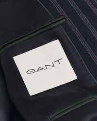 Randig club-blazer i flanell