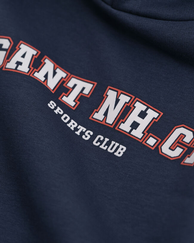 Teens hoodie med tryck