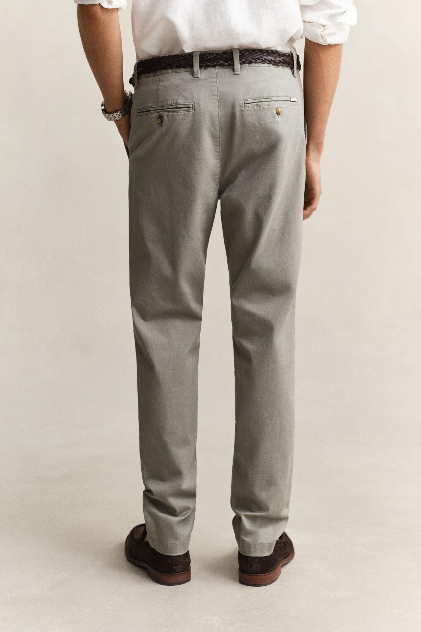 Klassiska chinos med slim fit