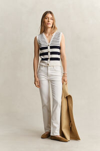 Stretchjeans med raka ben