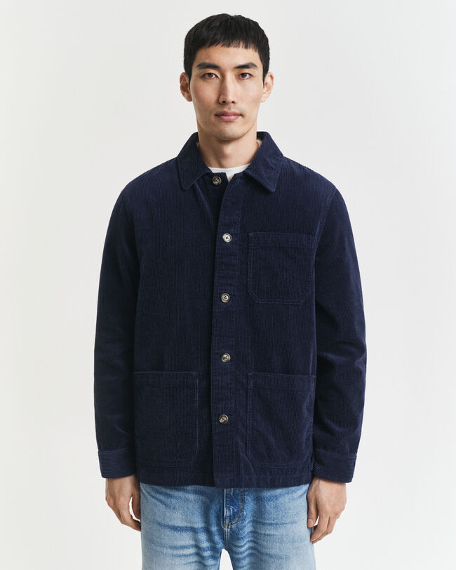 Regular fit skjortjacka i manchester