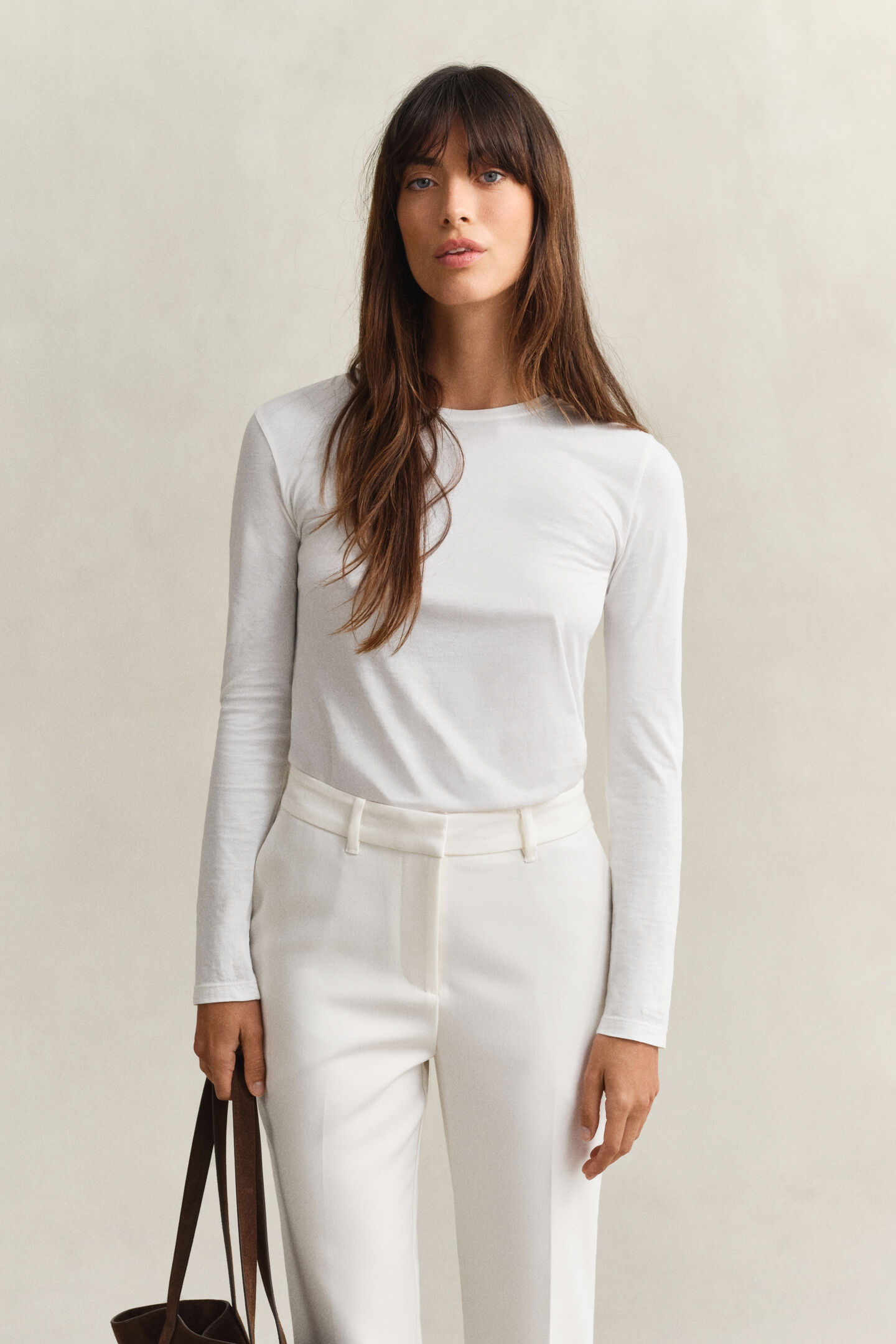 L&aring;ng&auml;rmad T-shirt i bomull