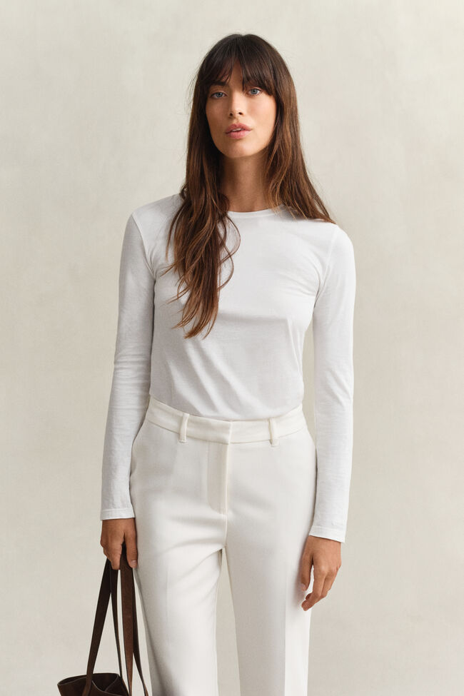 L&aring;ng&auml;rmad T-shirt i bomull