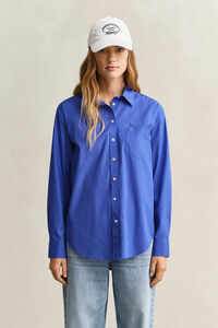 Relaxed fit klassisk poplinskjorta