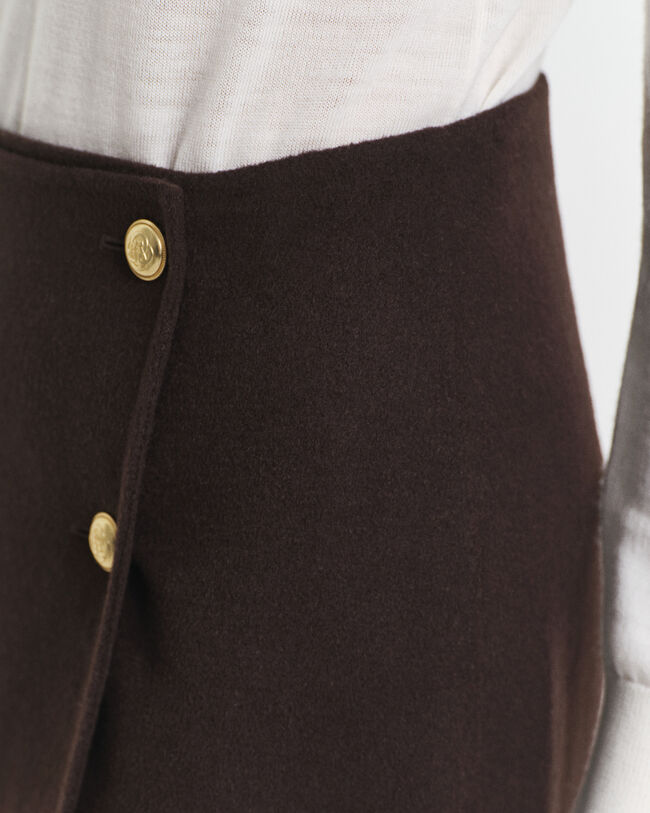 Handsydd omlottkjol i midil&auml;ngd