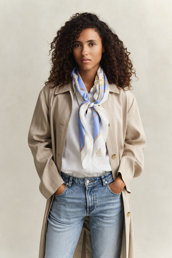 Kedjem&ouml;nstrad sidensjal