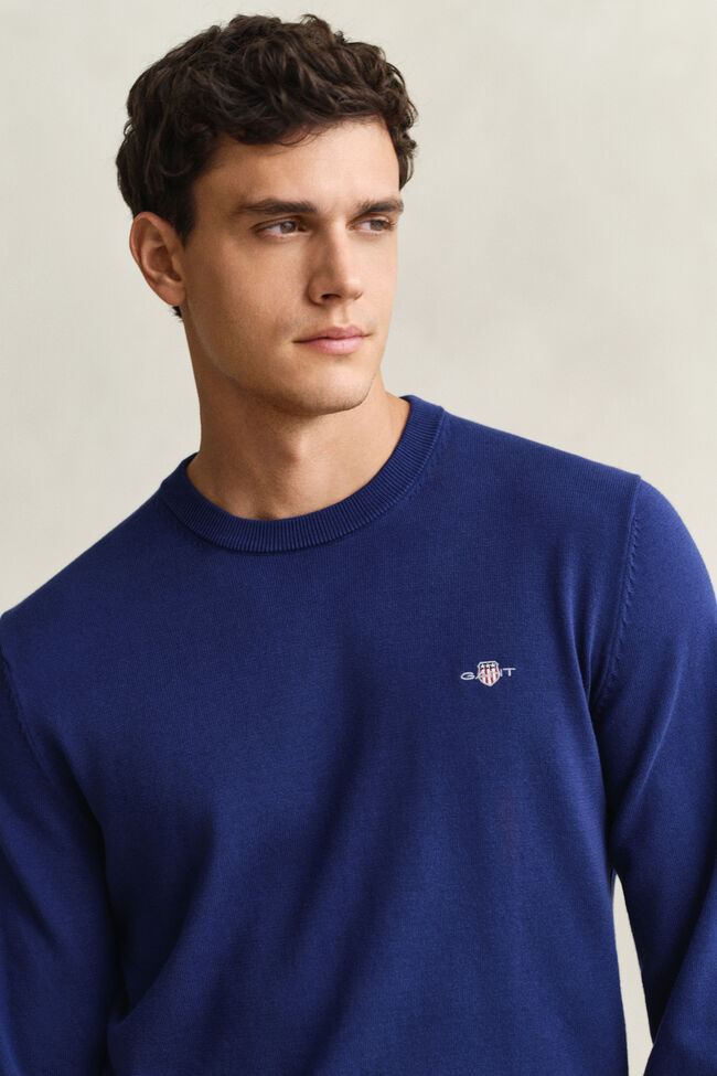 Rundhalsad tr&ouml;ja i bomull