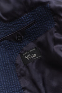 Indigof&auml;rgad kavaj i b&auml;ckeb&ouml;lja