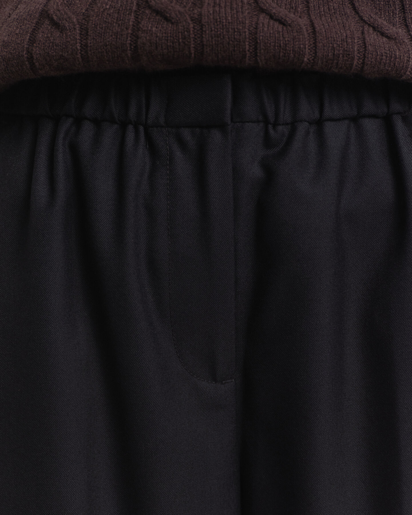 Dra p&aring;-byxor i ullblandning