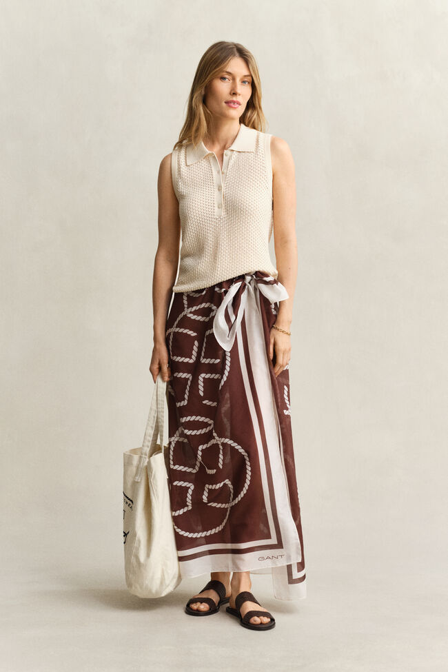 &Auml;rml&ouml;s spetsstickad topp