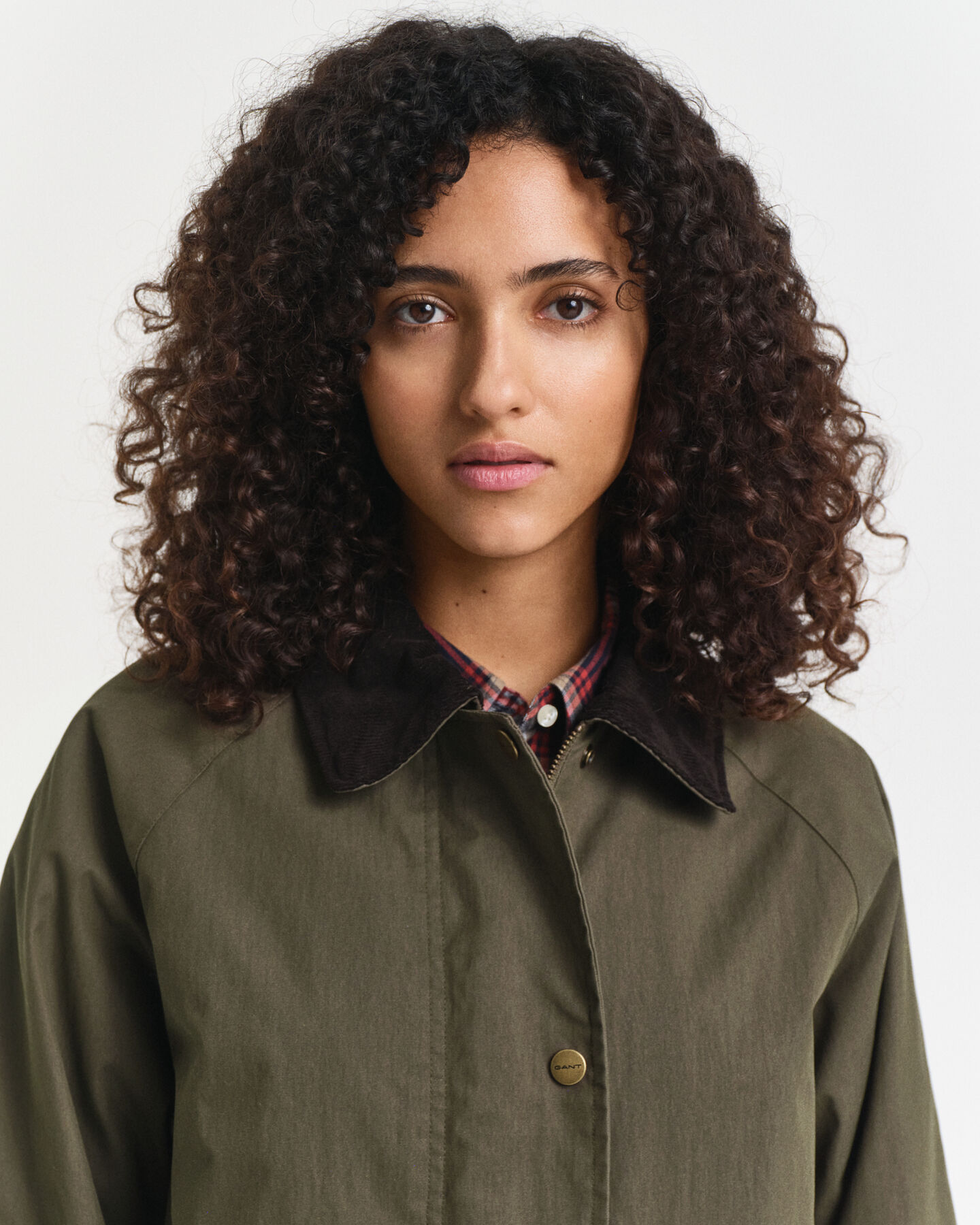 Car Coat i vaxad bomull