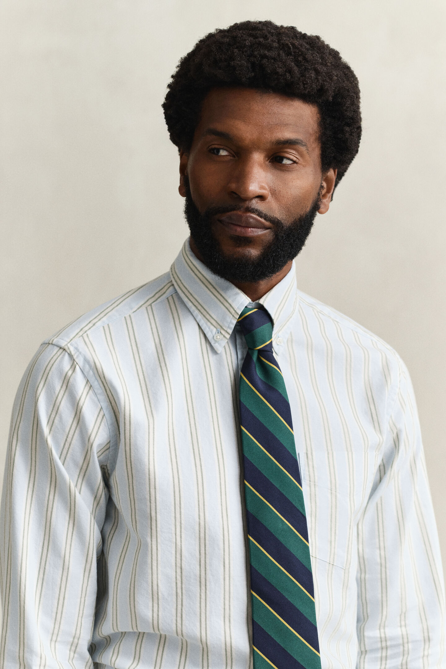 Archive Oxford randig skjorta