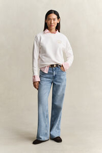 Sweatshirt med repmotiv