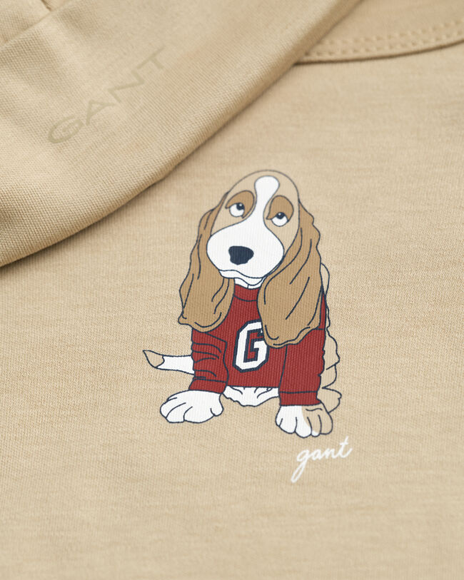 Baby hundm&ouml;nstrad body och m&ouml;ssa