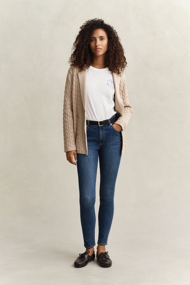 Skinny jeans med stretch