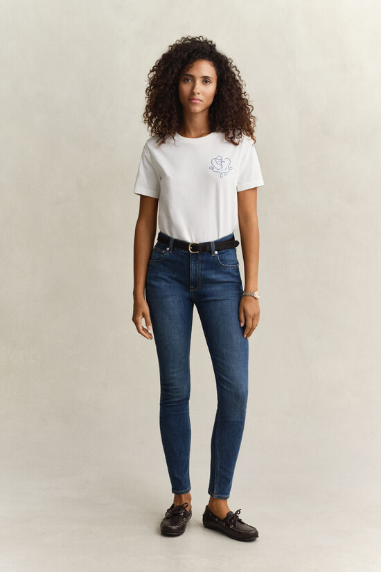 Skinny jeans med stretch