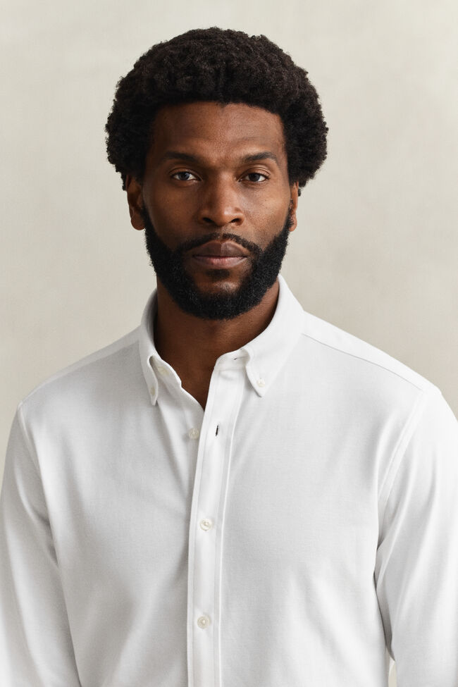 Pik&eacute;skjorta i jersey