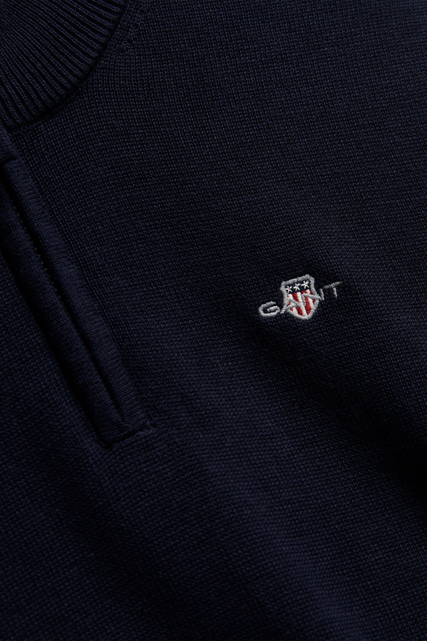 Teen Boys tr&ouml;ja med half-zip