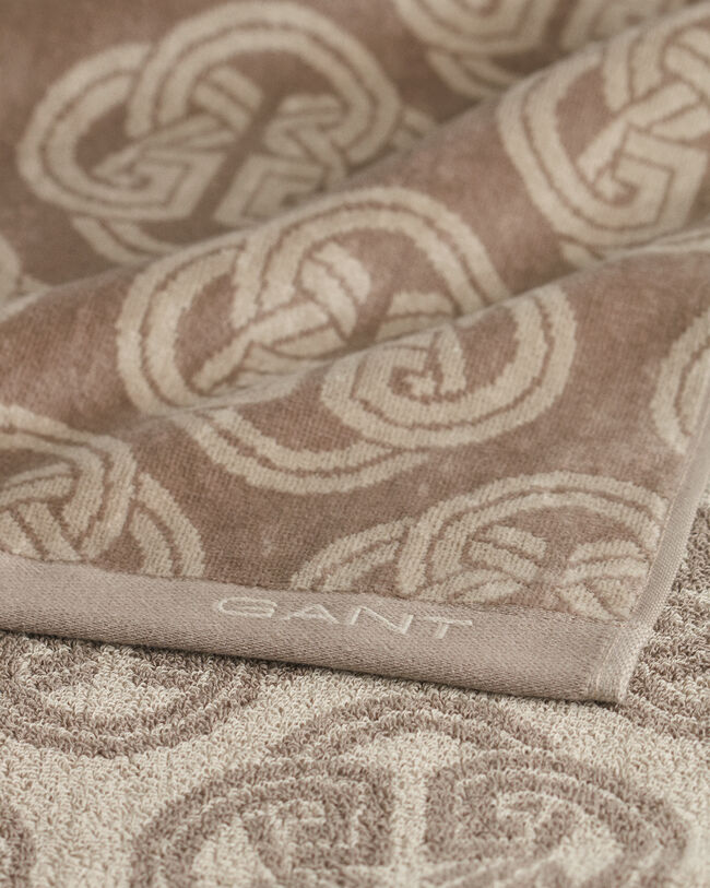 Monogram handduk 70 x 140