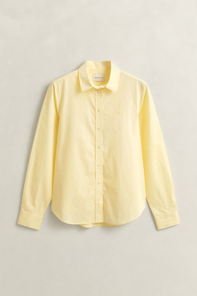 Regular fit klassisk poplinskjorta