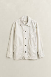 Skjortjacka i linneblandning