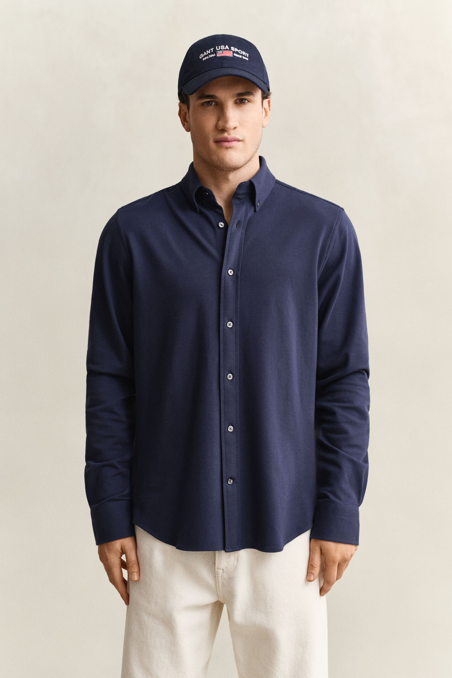 Pik&eacute;skjorta i jersey