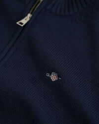 Teens casual bomullstr&ouml;ja med half-zip