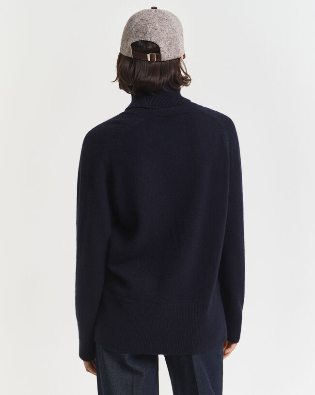 Polotr&ouml;ja i mjuk kashmir- och ullblandning