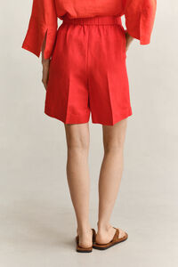 Shorts i linneblandning