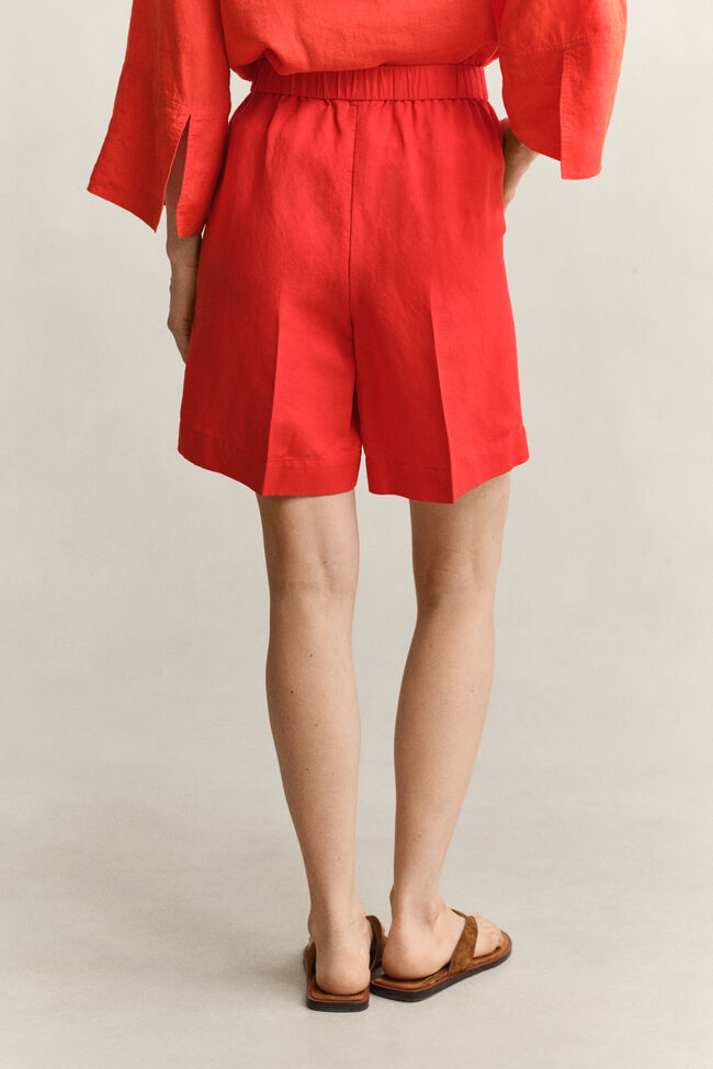 Shorts i linneblandning