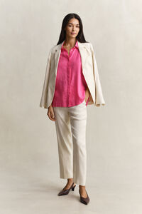 Holk&auml;rmad linneskjorta