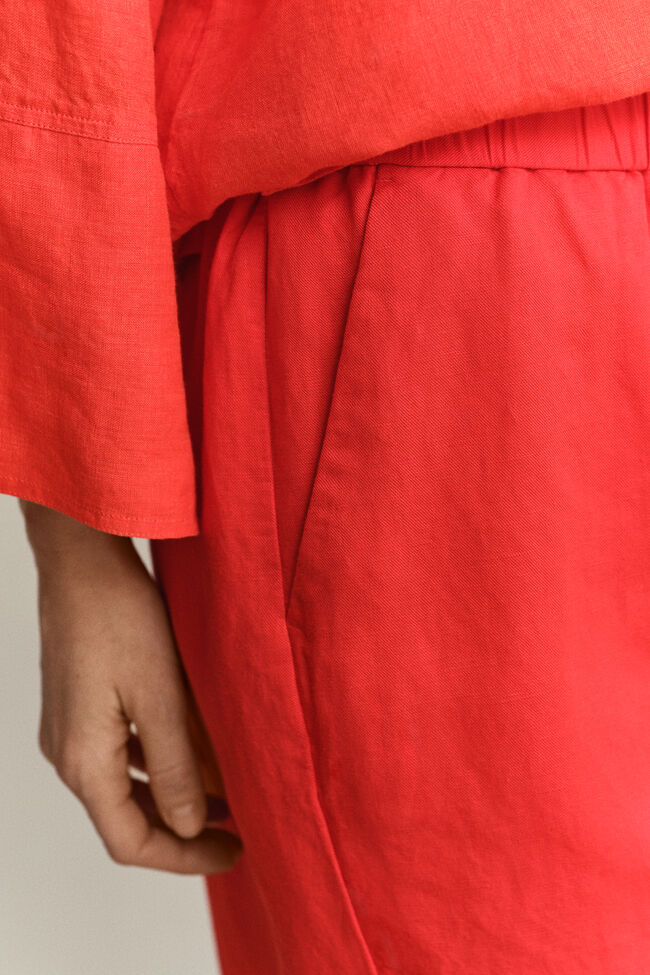 Shorts i linneblandning