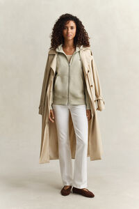 Shield hoodie med dragkedja