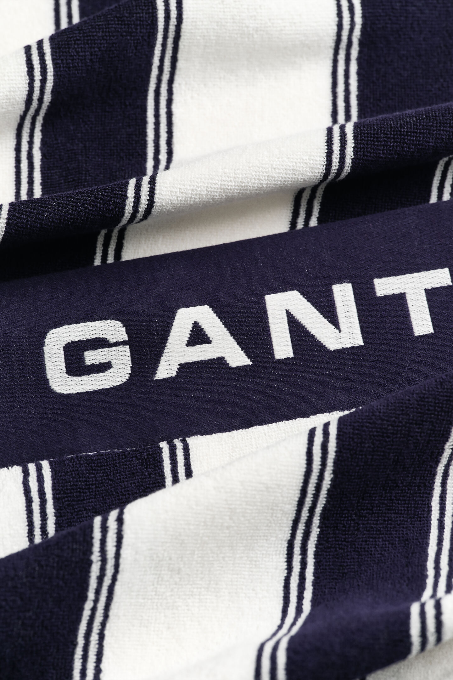 Yacht randig strandhandduk